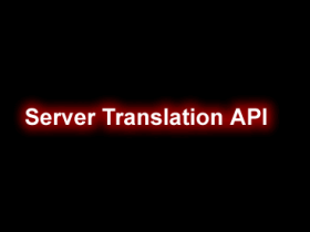 Server Translation API 前置 Mod