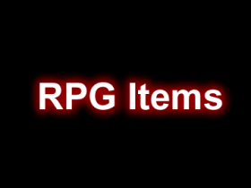 RPG Items - RPG游戏一般的物品