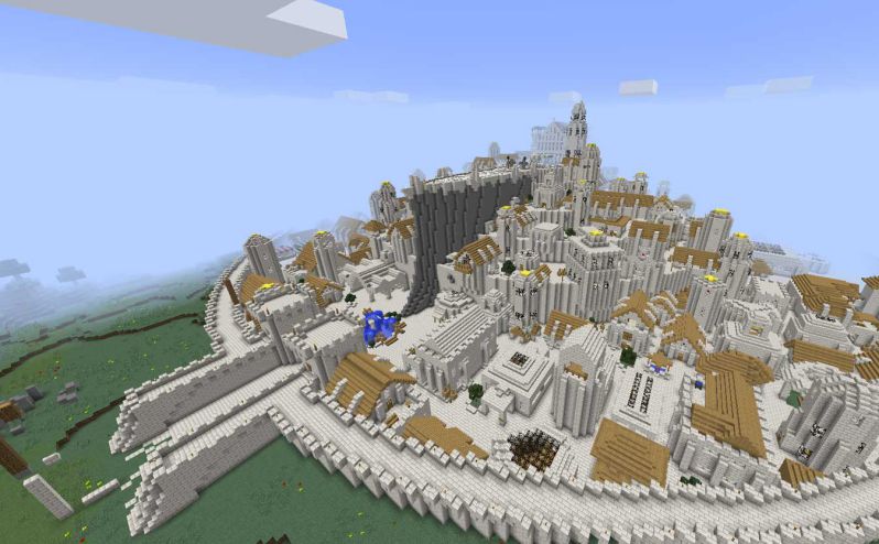 我的世界建筑地图米纳斯蒂里斯城堡 我的世界 Mc世界侠