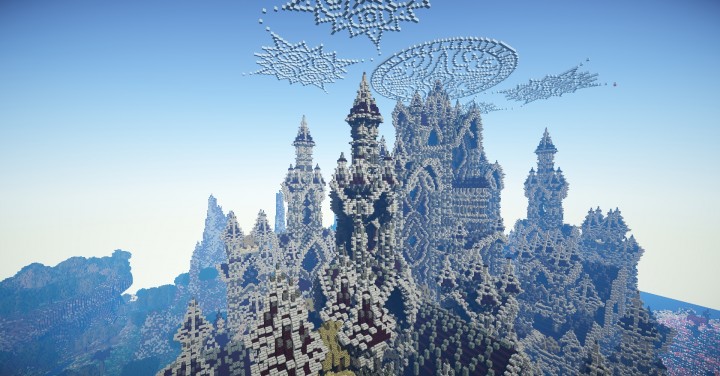 哥特式建築地图 怀旧宫殿minecraft地图 我的世界 Mc世界侠