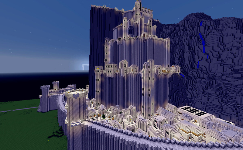 我的世界建筑地图米纳斯蒂里斯城堡 我的世界 Mc世界侠