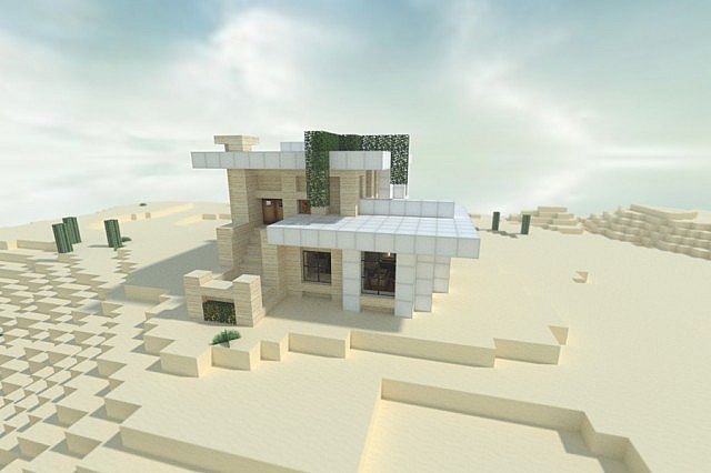modern house 1 现代小品(一 我的世界 mc世界侠