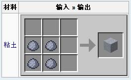 我的世界粘土块怎么制作 合成方法详解