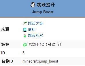 我的世界跳跃提升状态效果 跳跃提升buff作用