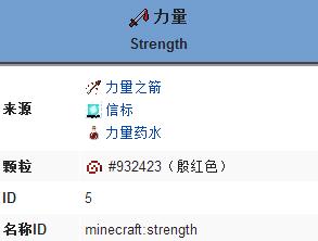 我的世界力量状态效果介绍