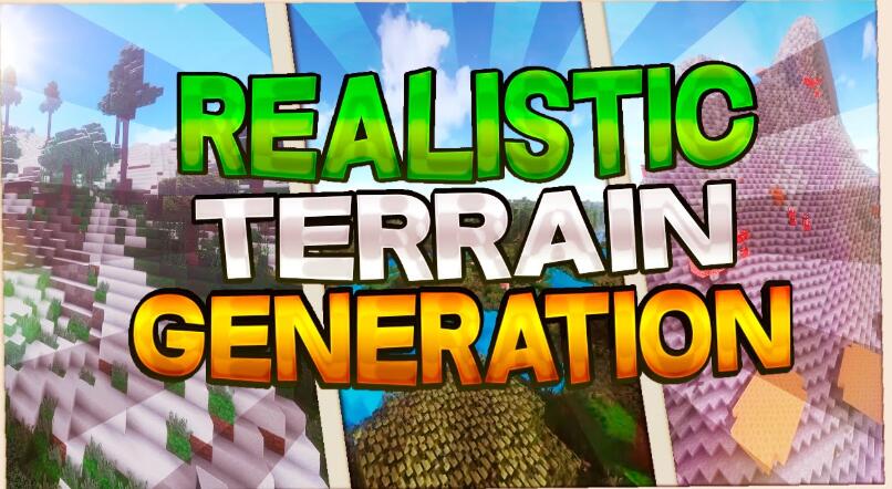 真实地形生成realistic Terrain Generation 我的世界 Mc世界侠