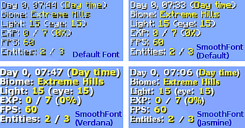 平滑字体 Smooth Font Mod