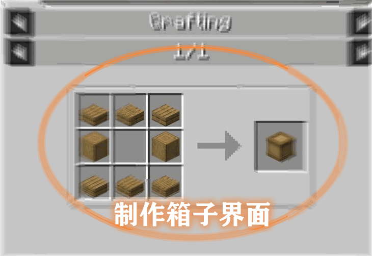 制作箱子界面