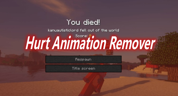 Hurt Animation Remover Mod 