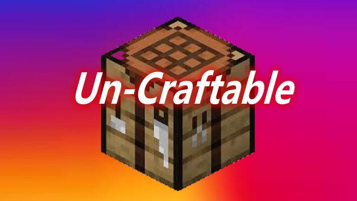 Un-Craftable Mod 