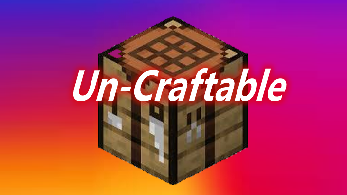 Un-Craftable Mod