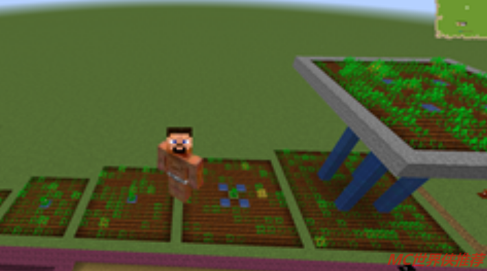 玩家在游戏中实现堆叠农田 