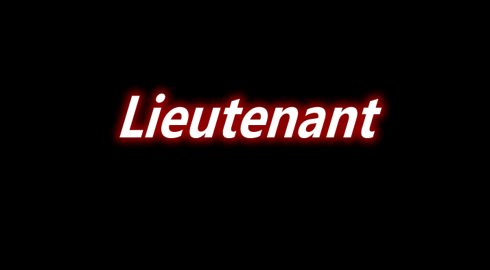 Lieutenant 前置 Mod