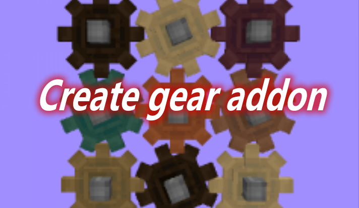 Create gear addon Mod 