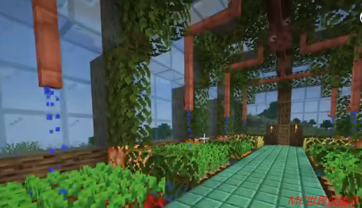 游戏中的古铜管道正在灌溉菜园 