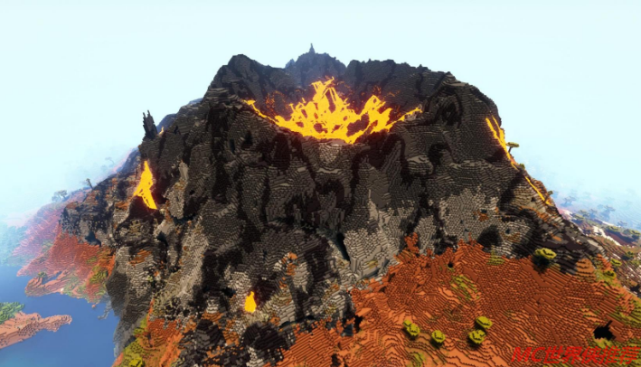 模组中添加的火山群系 