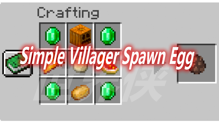 Simple Villager Spawn Egg Mod 