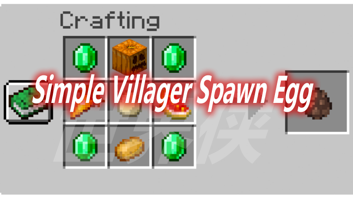 Simple Villager Spawn Egg Mod